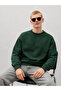 Men's 100% Cotton Comfortable Red-Green Winter Sweatshirt - 2