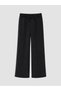Navy Blue Elastic Waist Girls' Sweatpants, 2-Piece Set - 4