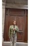 Women's Crop Oversize Short Trench Coat with Belt Detail, Seasonal Stylish Jacket - 9
