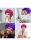 1PCS Premium Satin Sleeping Bonnet for Women, Smooth Hair Protection Cap with Wide Elastic Band, Lightweight Comfortable Night Head Cover Suitable for Curly, Long, Natural, Braided and Straight Hair, - 6