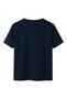 Women's Navy Blue Bowknot Teddy Bear and Dog Printed T-Shirt 100% Cotton Comfortable Fit - 3