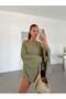 Six-Staple Batwing Blouse - Khaki