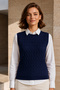 Patterned Knitwear Sweater N3350 Navy Blue - 2