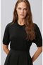Siyah Rayon Basic Kazak - 2
