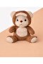 Cute Brown Teddy Bear with Hood 40 cm Cute and Comfortable: Plush Sleeping Pillow and Hugging Companion - 5