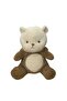 Cute Brown Teddy Bear with Hood 40 cm Cute and Comfortable: Plush Sleeping Pillow and Hugging Companion - 3