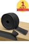8Cmx200Cm 1 Piece Black Meva Self-Adhesive Rubber Edge Protection Baby Child Edge Impact Protection