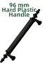 20 Pieces (Hard Plastic) Polais 96 mm Black Furniture Kitchen Drawer Cabinet Door Cupboard Handle Handle Handles - 7