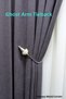 Ghost System Special Design Stone Curtain Tieback Mounted on Cornice