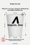 7 oz Cardboard Cup (200 ml) – Coffee Patterned Economic Package Cup Istanbul - 3