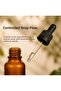 2 Pieces 50 ml Aromatherapy Bottle Amber Glass with Black Dropper - 3