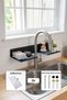 Stainless Steel Behind-The-Faucet Shelf |   Over-The-Sink Organizer Shelf