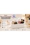 Bowknot Makeup Organizer 2-Compartment Desktop Cosmetic Organizer