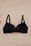 Siyah Micro Push Up T-Shirt Bra Örme Sütyen THMSS26SU00015 - 6