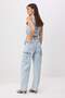 Açık Mavi Yüksek Bel Baggy Jeans TWOSS26JE00330 - 4