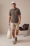 Mint Regular/Normal Cut Textured Polo Collar T-Shirt Tmnss26Po00050 - 2