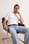 White Off-Shoulder Regular Fit Stripe Detailed 100% Cotton T-Shirt Tmnss26Ts00078 - 4