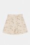 Stone Guipure Embroidery Detailed Pleated Elastic Waist Shorts Tdrss26Sr00019 - 6