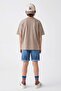 Gray Boy's 100% Cotton Plain Crew Neck Knitted T-Shirt Tkdss26Ts00080 - 7