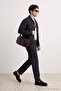 Antrasit Dokulu Çizgili Normal/Regular Fit Erkek Jean TMNAW27JE00008 - 3