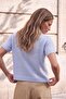 Wardrobe Essentials Açık Mavi Yumuşak Dokulu Düğme Detaylı Triko Hırka TWOAW27HI00099 - 6