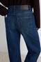 Premium Koyu Mavi Tencel Karışımlı Normal Bel Wide Leg Geniş Paça Jeans TWOAW27JE00064 - 5
