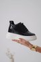 Women's Hidden Heel Black Sports Shoes Tr10Ms01F - 3