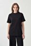 Black-Crew Neck Modal T-Shirt - 3