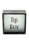Tip Box Fund Wooden and Glass Designed Piggy Bank - 2