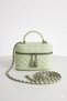 Mınt Green Faux Leather Almira Women's Crossbody Bag Cream - 7