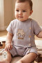 - 100% Cotton Muslin Baby Romper - 3