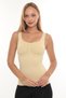 Ten Women's Tank Top Corset Waist Chest Belly 2 Size Slim Look Seamless Silky Recovery Knitted