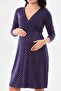 Maternity & Maternity Lace-up Long Sleeve Dress - 6