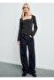 Crop Fabric Blazer Jacket - 7