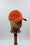 Orange Unisex Suede Baseball Cap - Adjustable Sports Cap - 2
