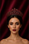 Crystal Stone Stylish and Elegant Wedding and Engagement Bridal Crown and Hair Accessory - 4
