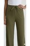 Women's High Waist Wrinkled Fabric Wide-Leg Palazzo Pants - 2