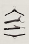 Business Class 5 Pieces 44 cm Italian Hook Solid Wood Suit Hanger Coat Jacket Hanger - 4