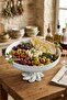 Kand Ayaklı Gold Serving Presentation Bowl Olive Series