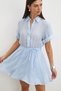 Hakim Collar Layered Chiffon Dress - 3