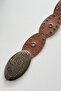 Women's Bohemian Belt with Medallion Buckle - 2
