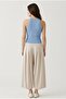 Women's Ribbed Halter Neck Crop Blouse - 3