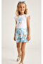 Girl child 3905 patterned skirt gkm0193 - 3