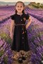 Girl's Dress with Floral Detail, Ruffled Summer Strap Dress - 9