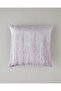 Gage Digital Cushion Cover, Plum