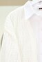 Openwork Patterned Spring Cardigan -White - 2