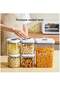 7-Piece Stackable Airtight Food Containers,BPA-Free,One-Button Open - 4