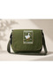 Duck Anatomy Printed Waterproof Large Volume Unisex Messenger Bag with Water Bottle Pocket - 6