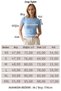 Crop Slim Fit Cotton Lycra T-Shirt-Blue - 3