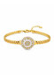 Steel Round Stone Bracelet - 3
